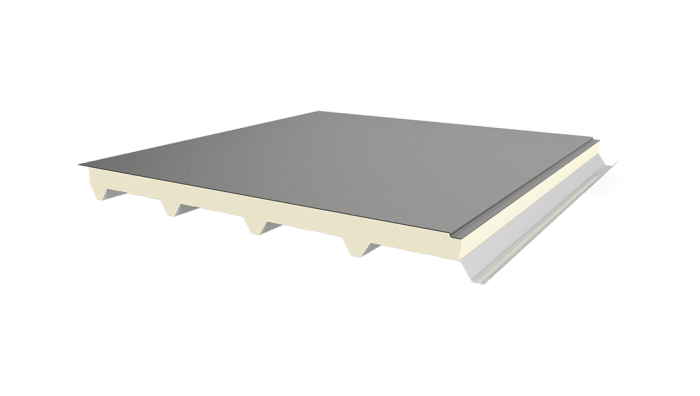 5 Ribs Metal Sheet-Polyurethane-Membrane Panel